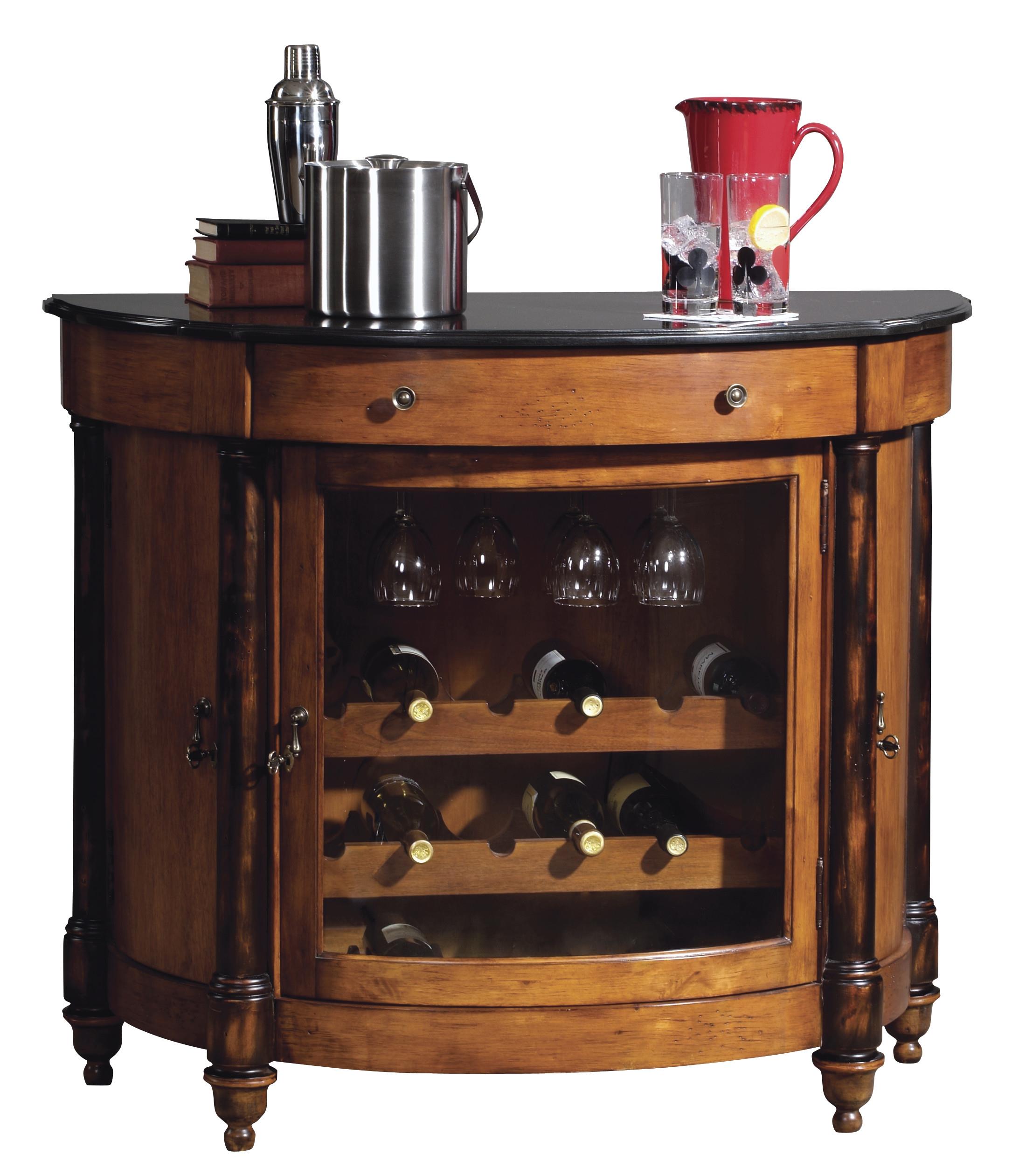 Howard miller sales corner wine cabinet